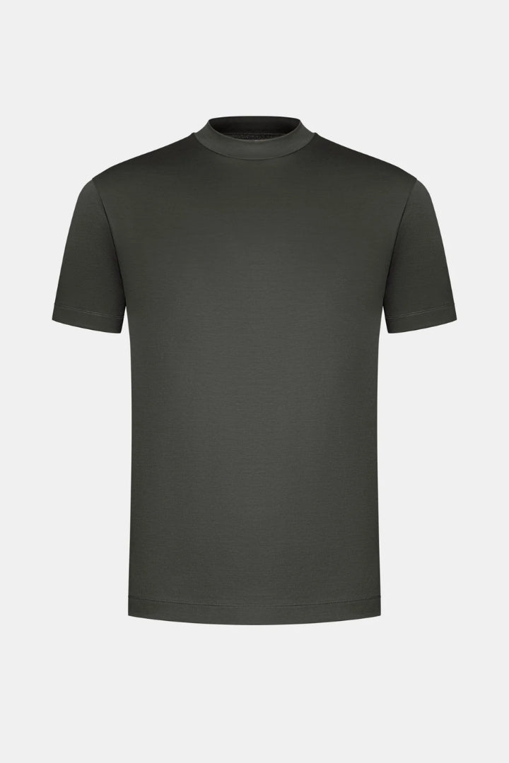 Premium glanzende T-Shirt donker groen