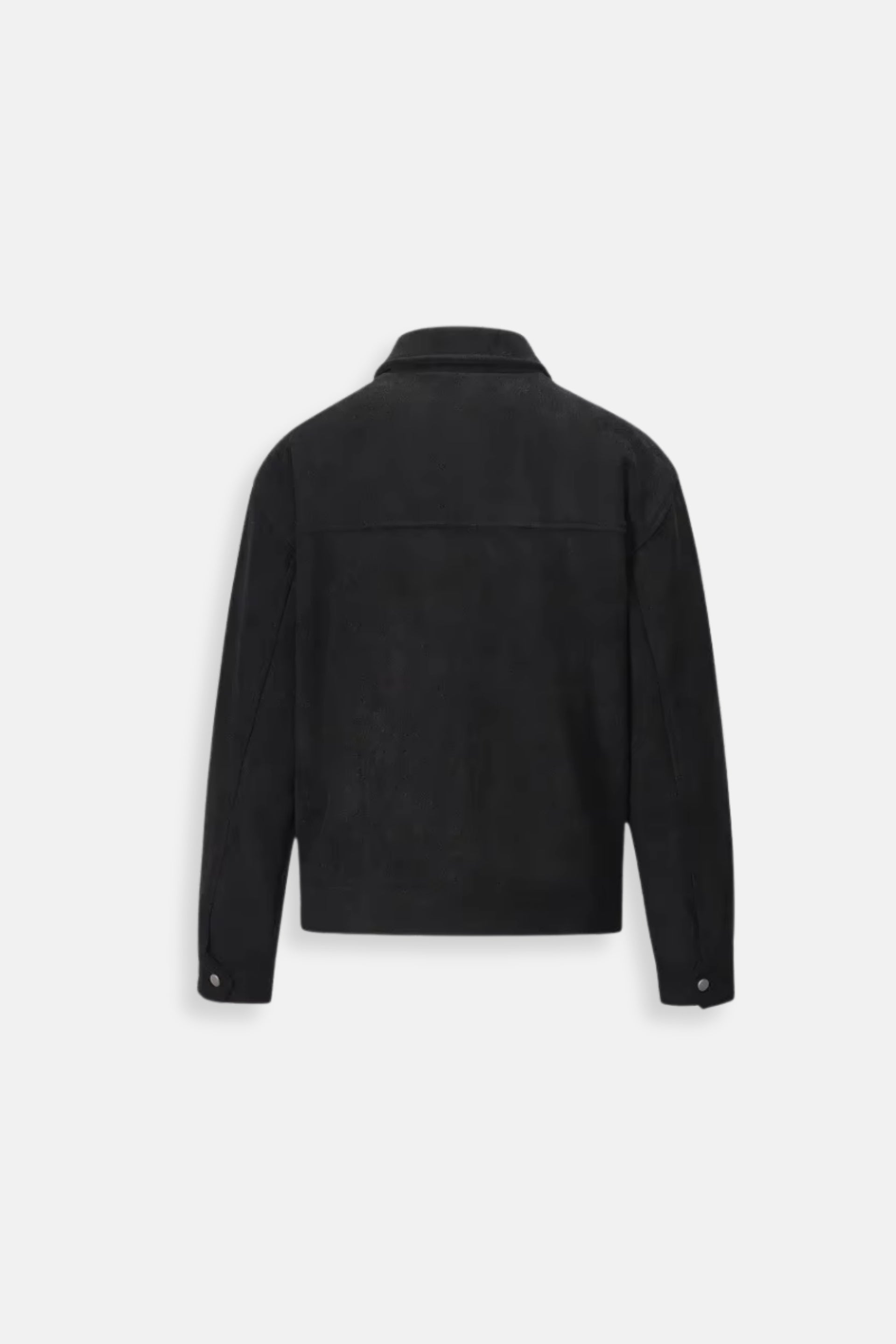 Luxe suede jack zwart