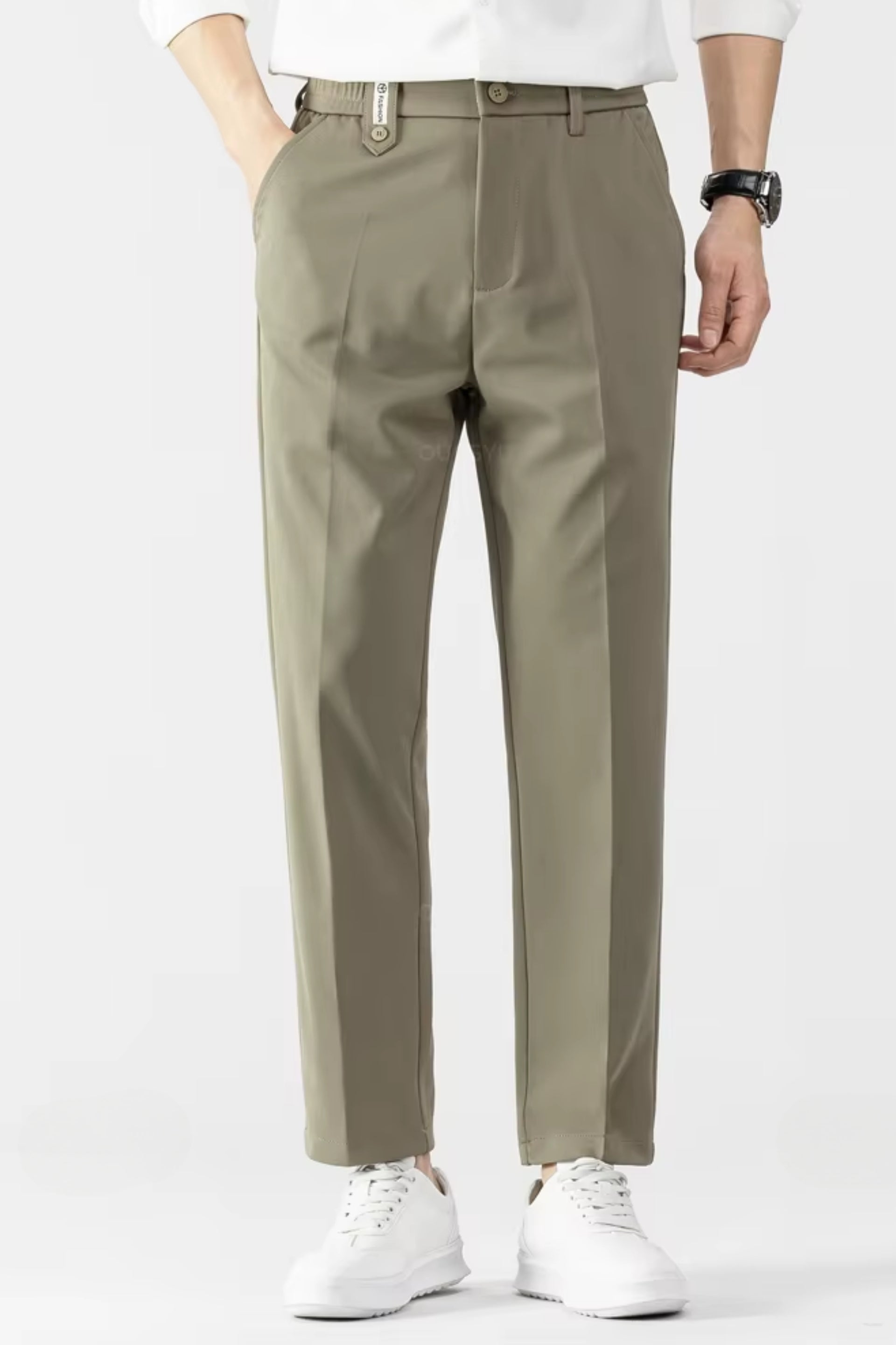 Business chino legergroen