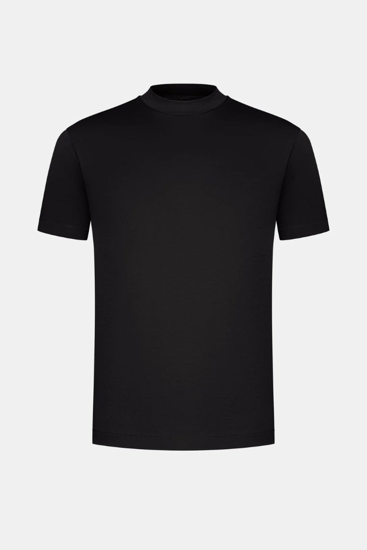 Premium glanzende T-Shirt zwart