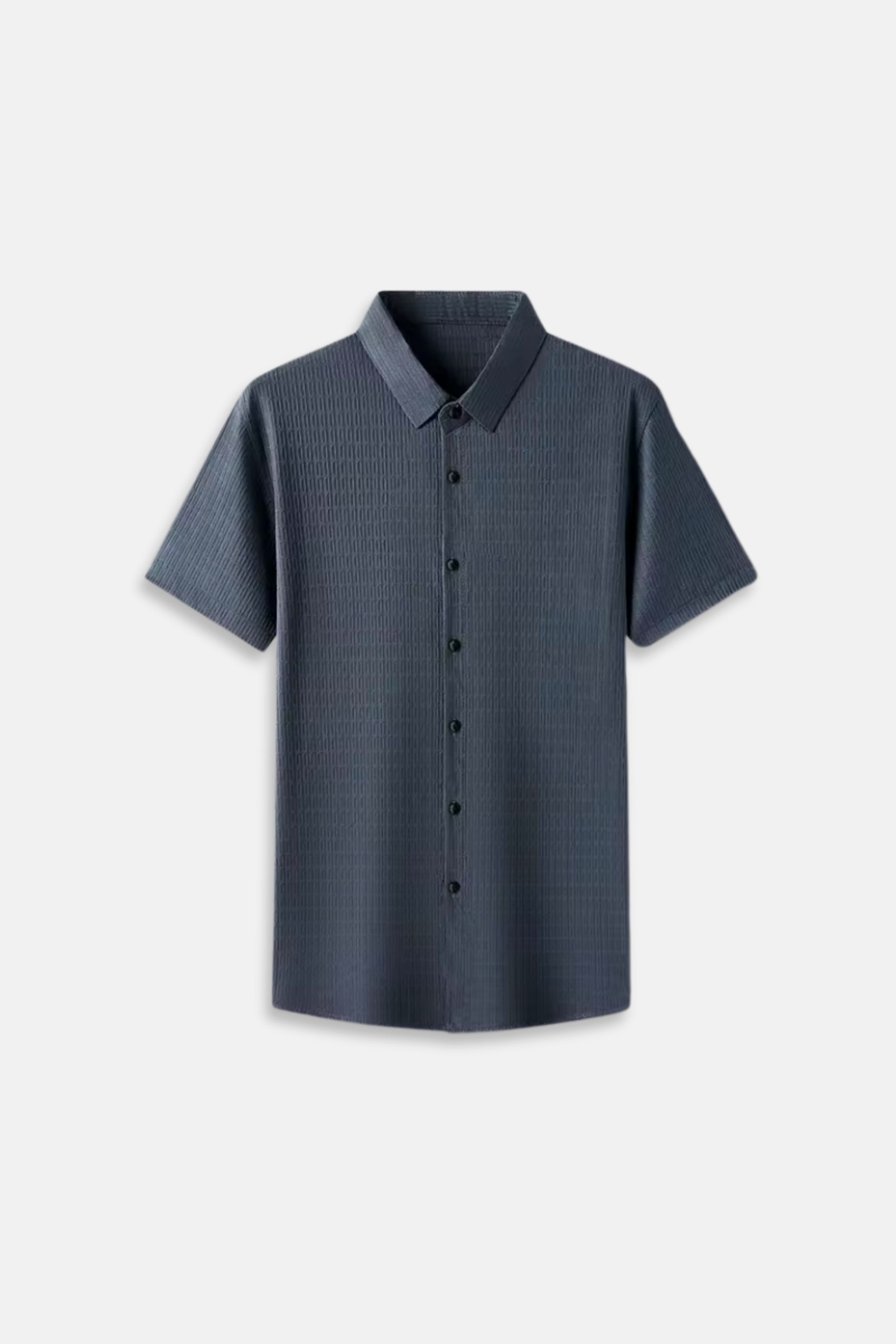 Luxe Overhemd met structuur blauw