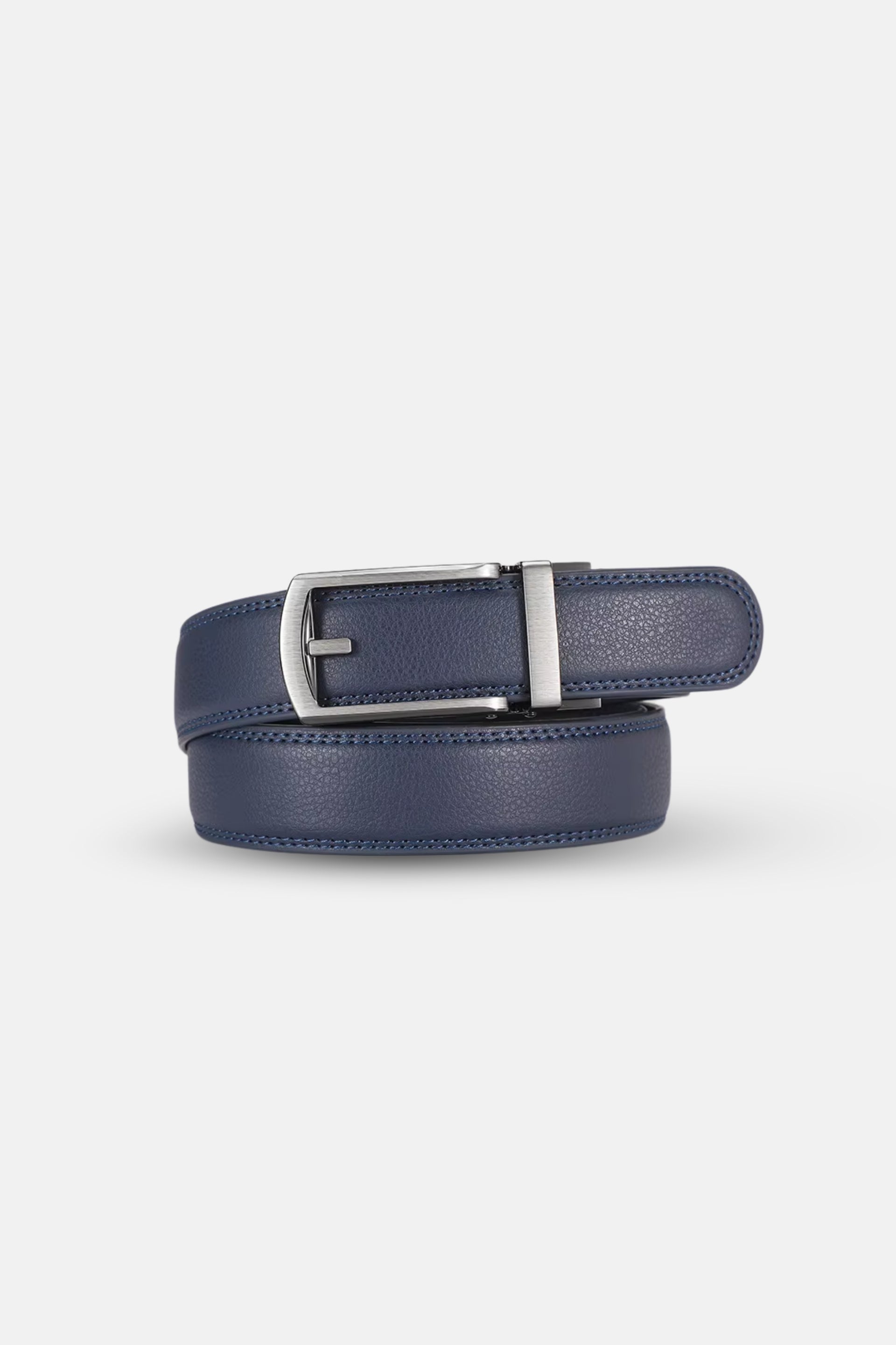 Leather riem donkerblauw