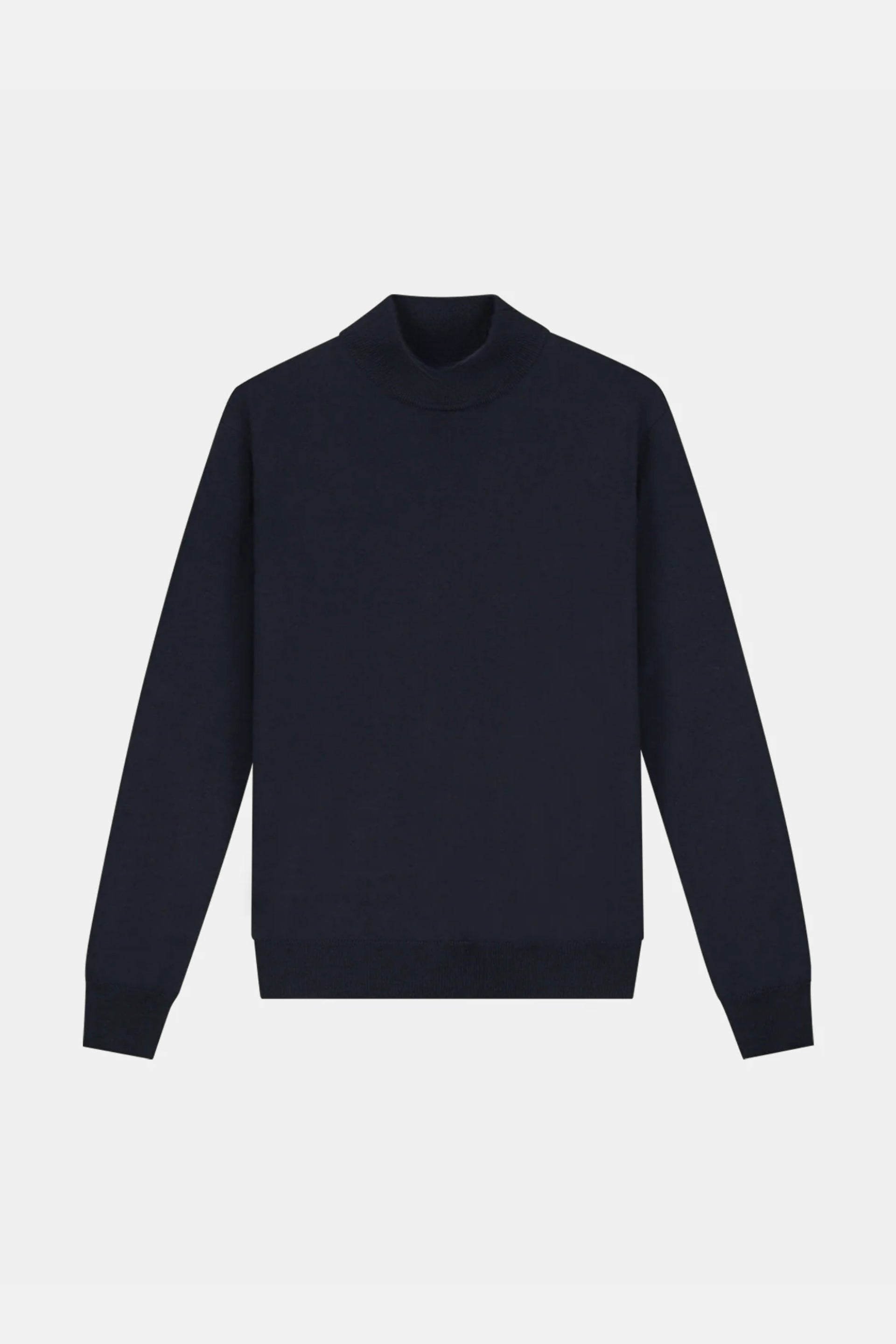 Portofino Kasjmier Mockneck – Nachtblauw