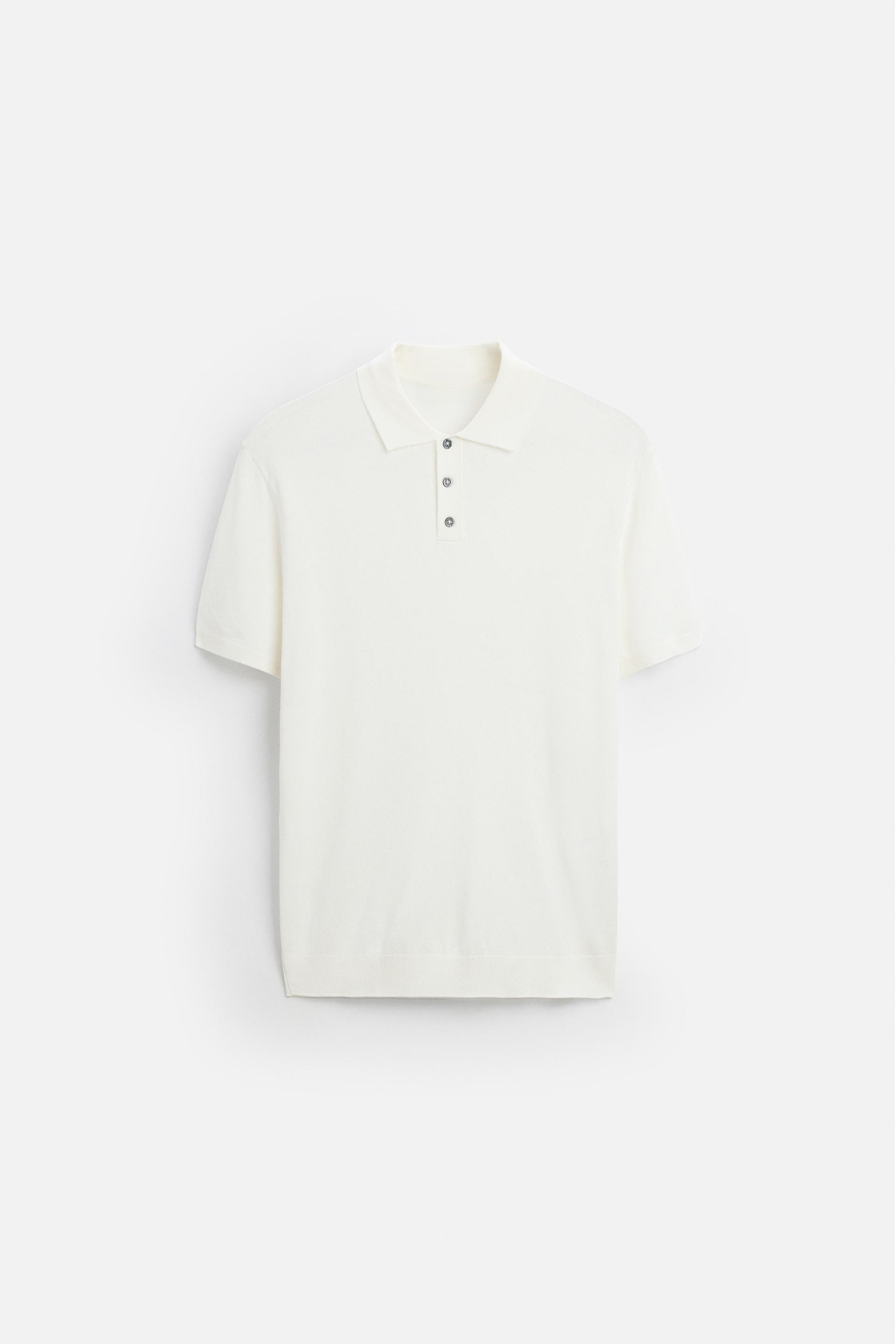 Firenze katoenen Polo - Ecru