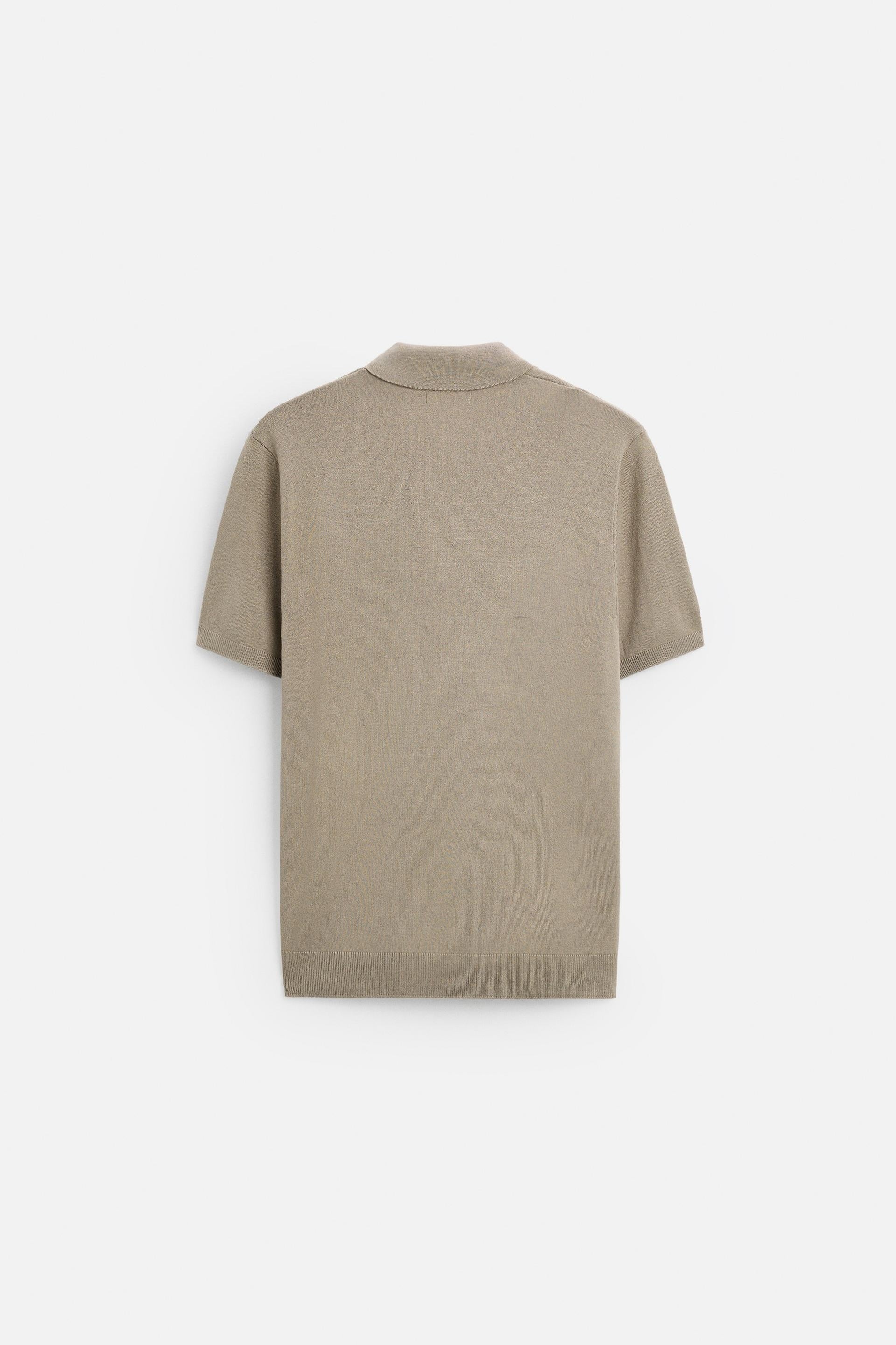 Firenze katoenen Polo - Taupe