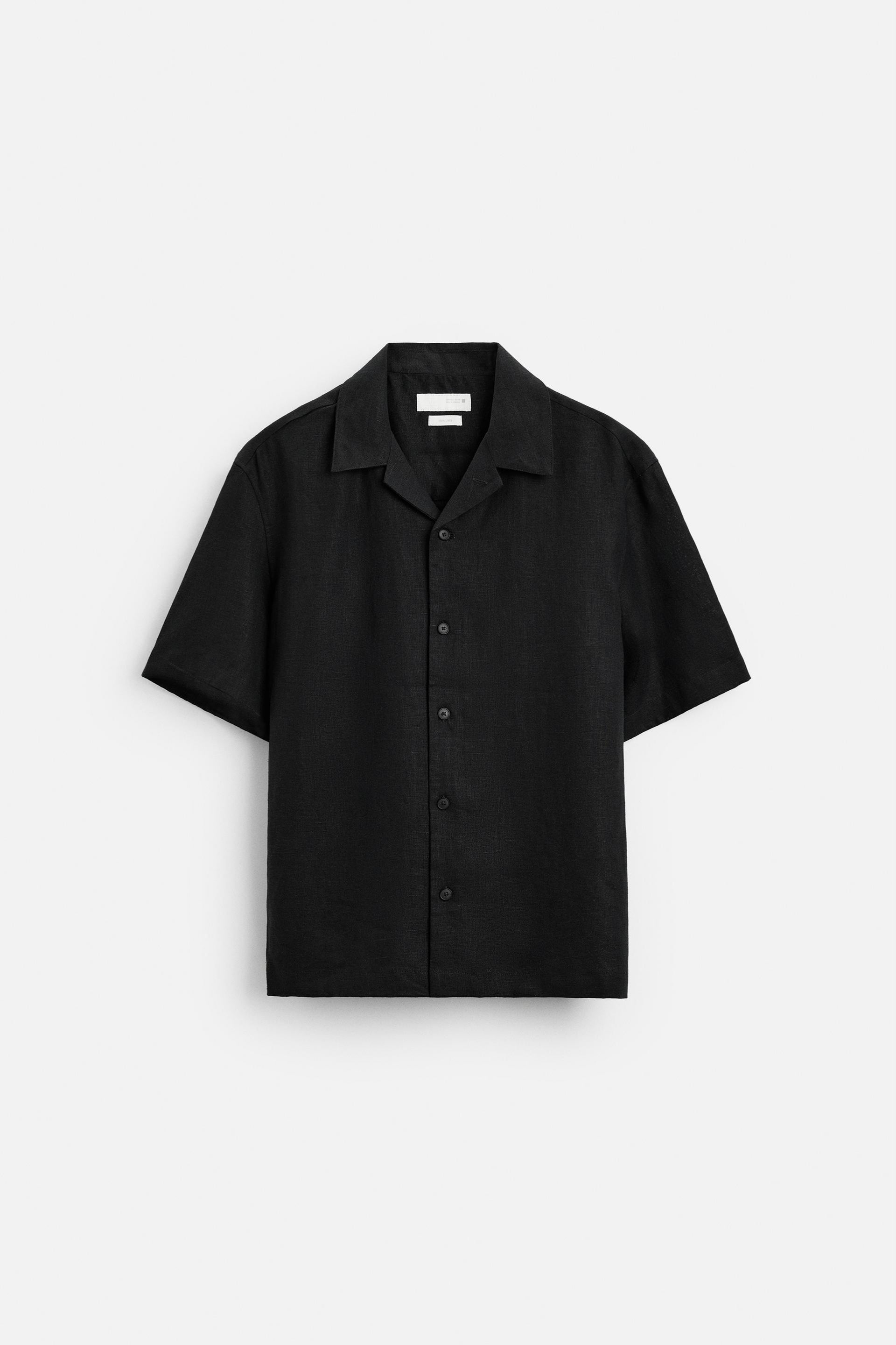 Premium linnen zomer set zwart