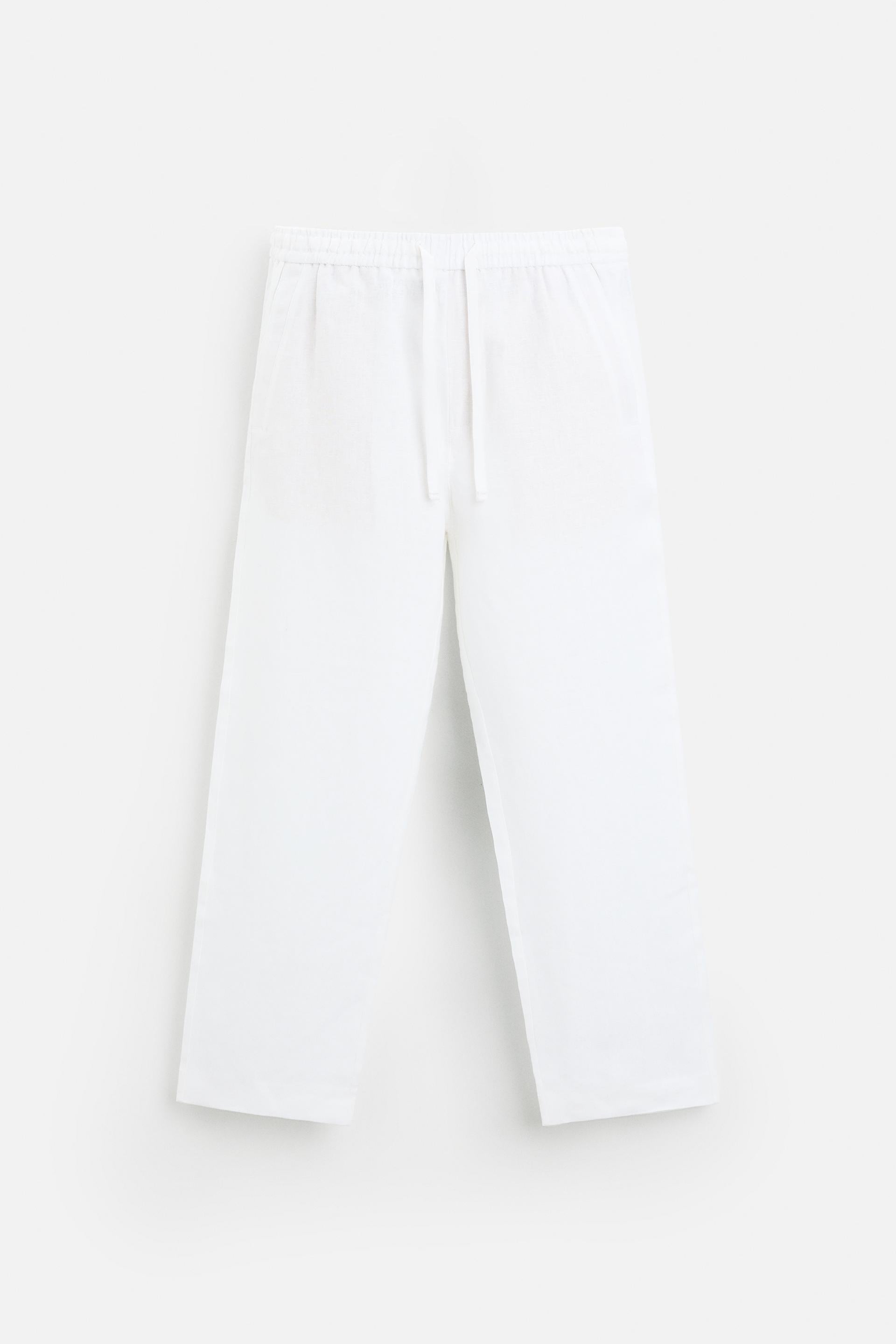 Linnen broek licht wit