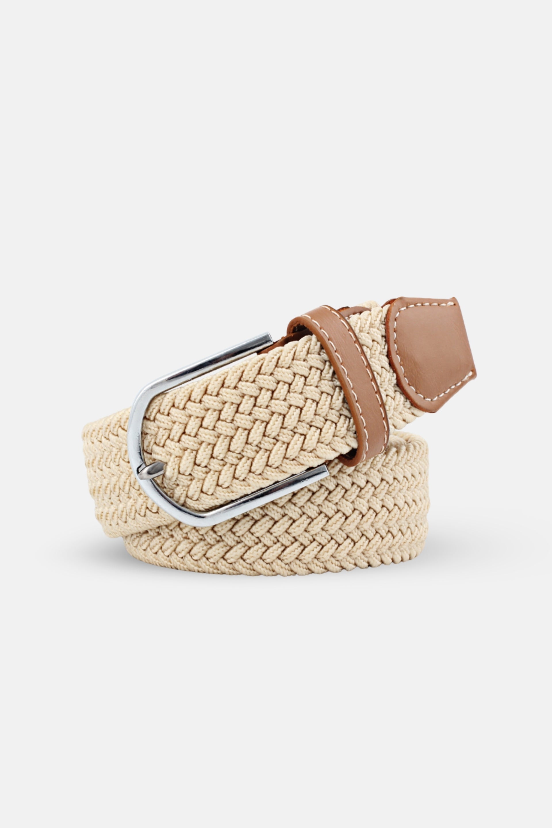 gevlochten riem zand