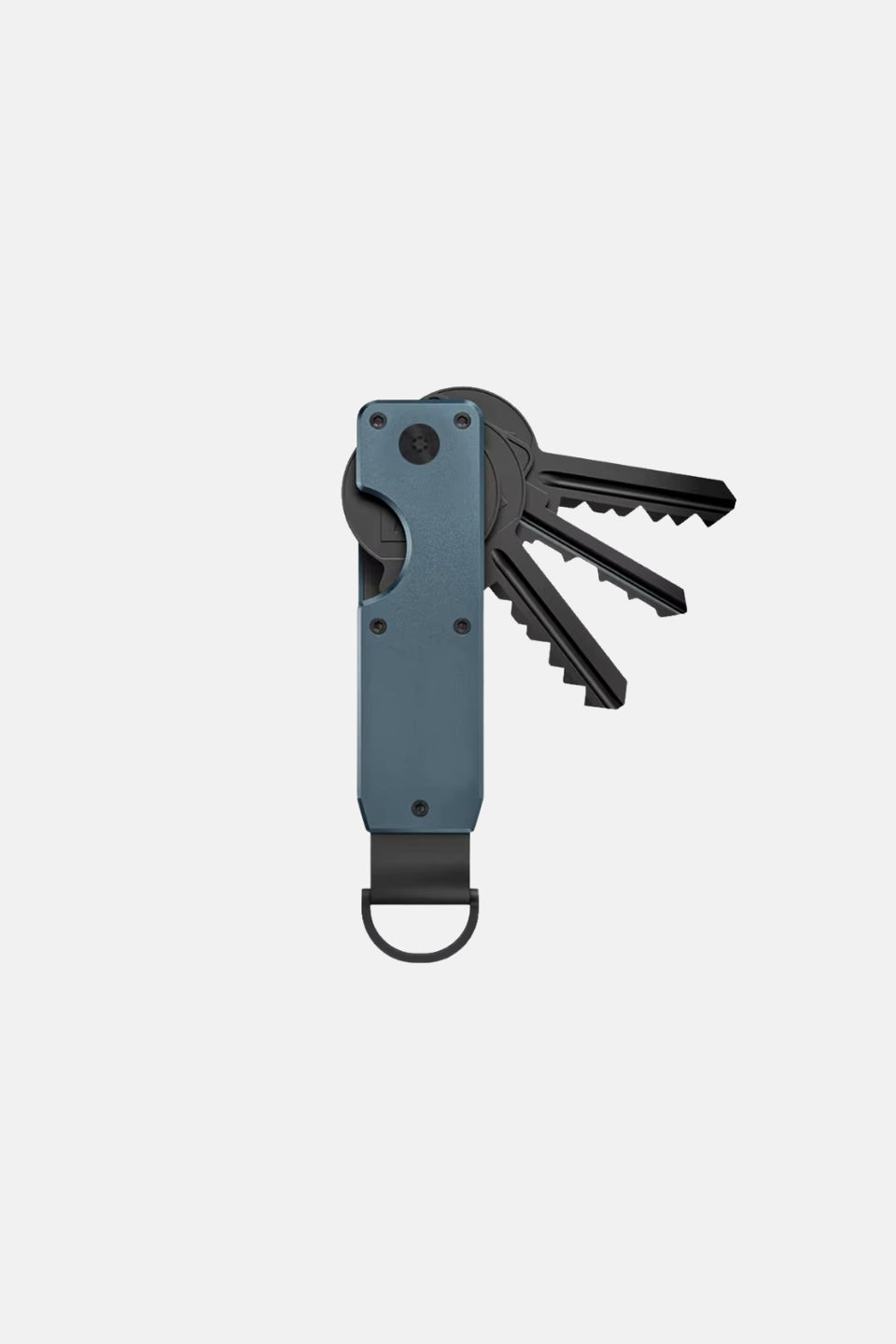 Metalen sleutelhouder blauw