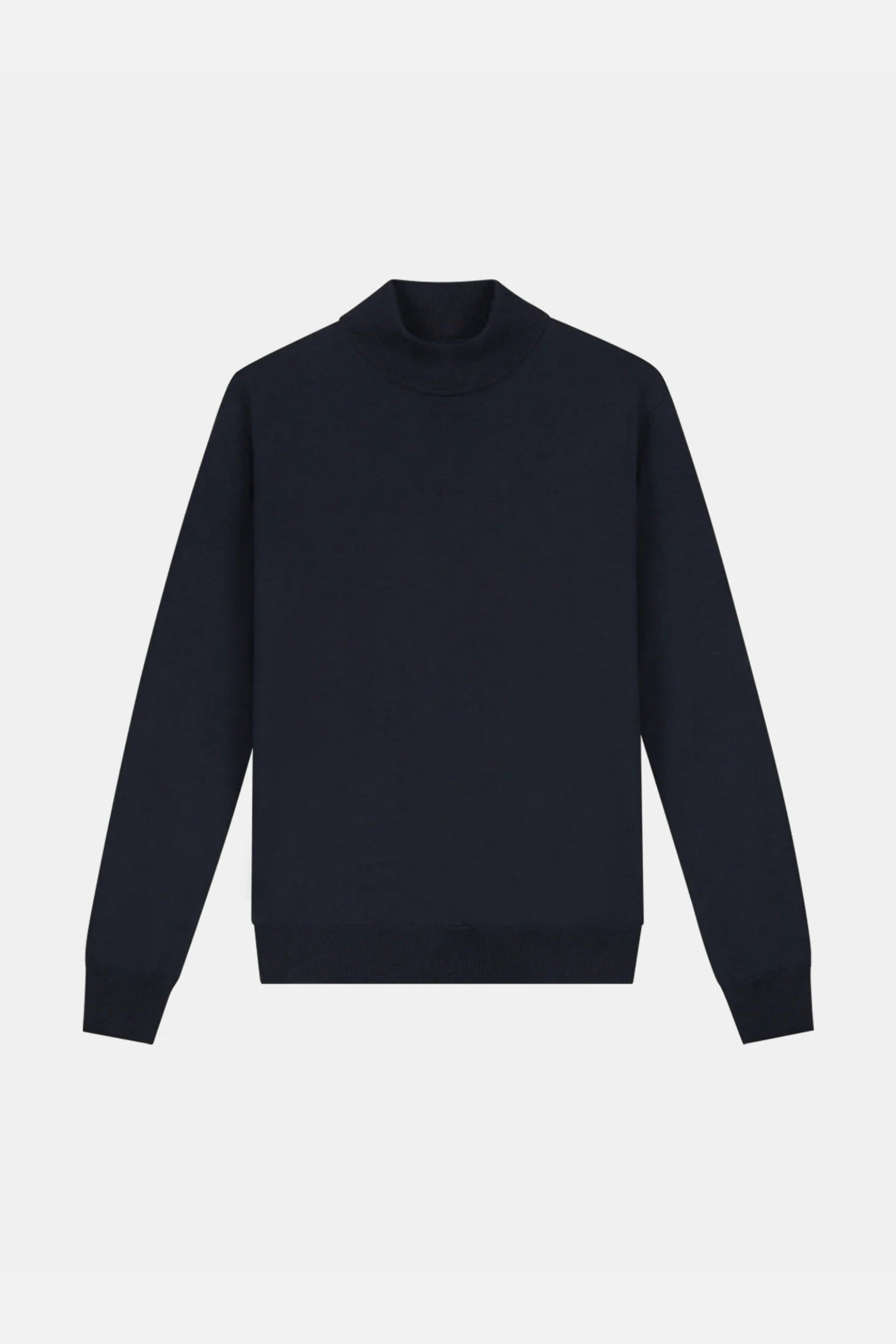 Portofino Kasjmier Mockneck – Zwart