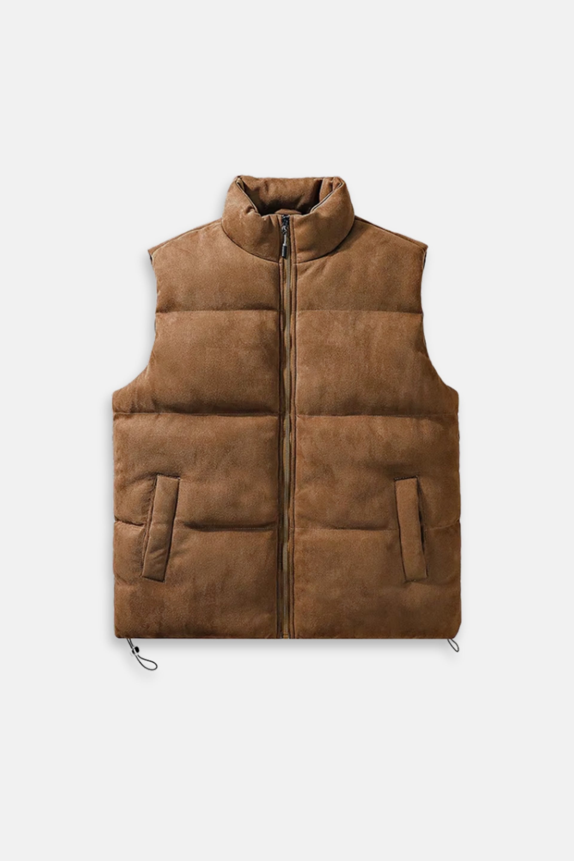 Monte Carlo Suede Gilet – Bruin